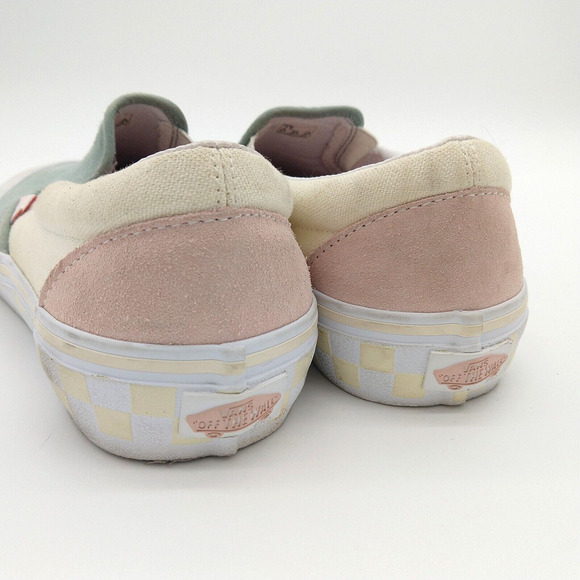 Vans Washout Slip-On Pro Shoes Mens 7.5 Womens 9 Pastel Suede Blue Antique main image 4
